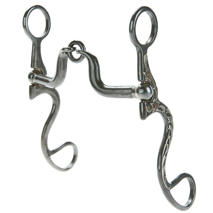 High Ported Snaffle Cavalry Shank Bit