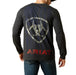 Men's Stamped Freedom Long Sleeve Tee Shirt
