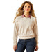 Women's Oatmeal Essential Crew Neck Sweatshirt
