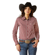 Women's Cabernet Stripe Kirby Shirt