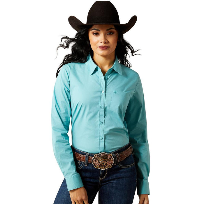 Women's Kirby Stretch Aqua Sea Shirt
