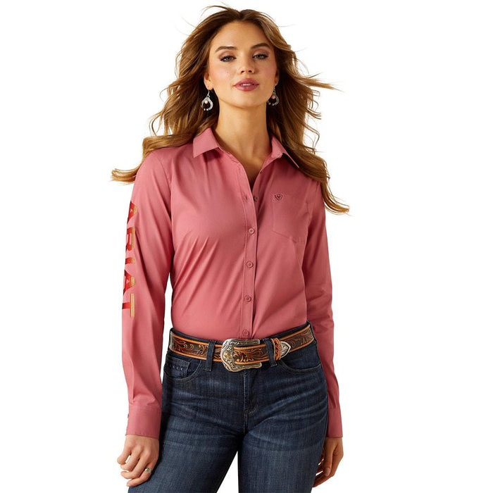 Women's Team Kirby Stretch Mauvewood Shirt