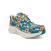 Women's Turquoise Multi Print Feather X Casual