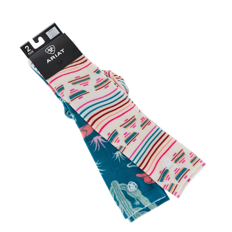 Western Southwest Oasis Kneehigh Socks 2 Pack