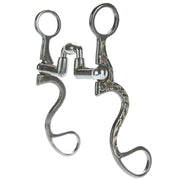Hinge Port Cavalry Shank Bit