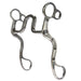 Silver Solid Square Port Cavalry Shank Bit