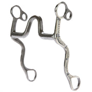 Silver Solid Port Cavalry Shank Bit