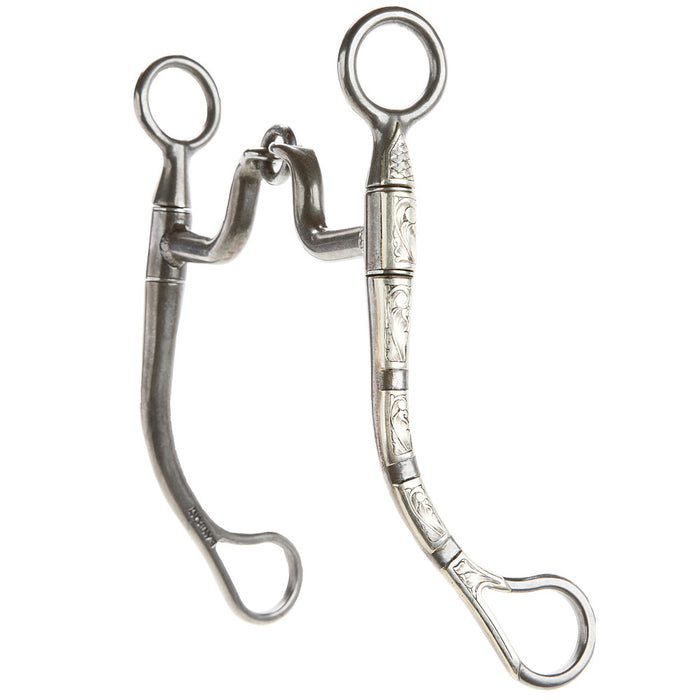 Ported Snaffle Round Shank Bit