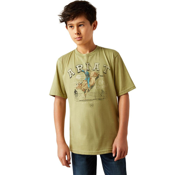 Boy's Tent Green Oh Chute Tee Shirt