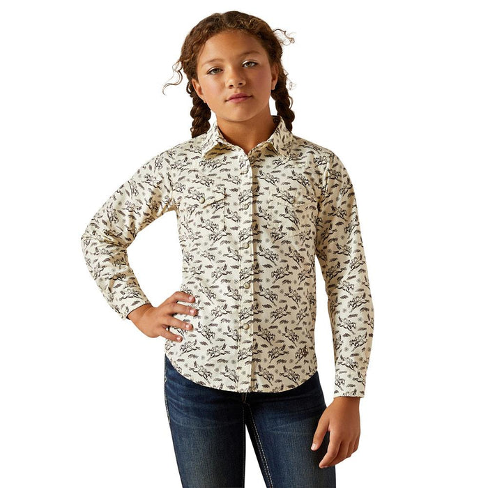 Girl's Bucking Horse Rodeo Time Shirt