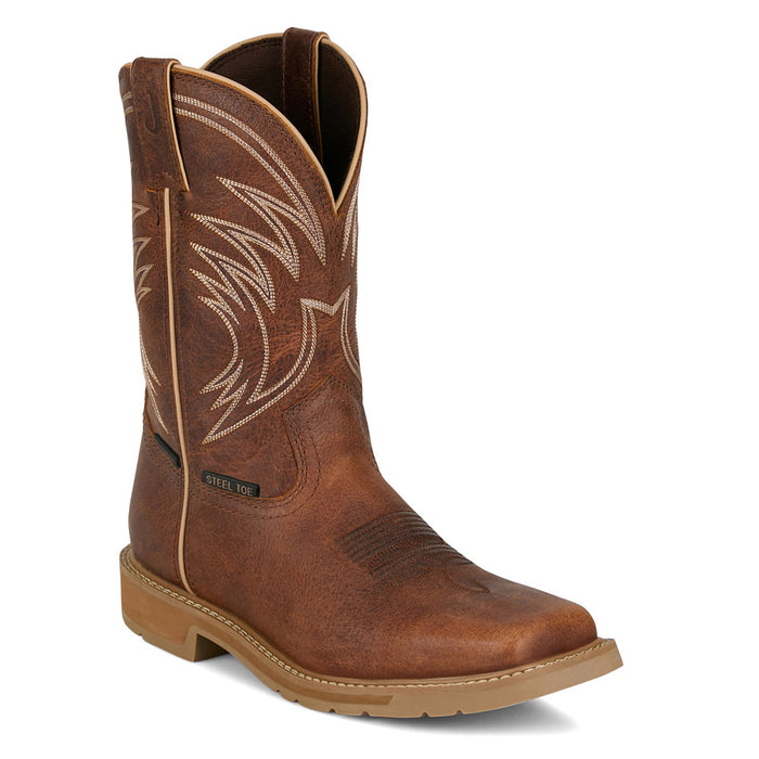 Men's Daywork Pecan 11In Top Square Steel Toe Work Boot