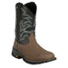 Men's Roustabout Grey 11In Top Wide Square Soft Toe Work Boot