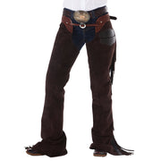 Dark Chocolate Roughout Versatility Show Chaps