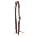 Two Tone Scroll Tooling Slit Ear Headstall