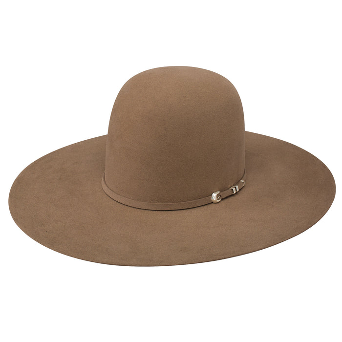 40X Arena Dunn 4 1/4in Brim Open Crown Felt Cowboy Hat