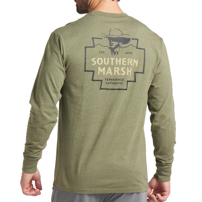 Long Sleeve Cowboy Badge Tee Shirt