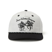 Cream & Black Los Rios Cotton Cap