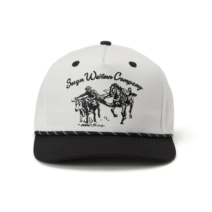 Cream & Black Los Rios Cotton Cap
