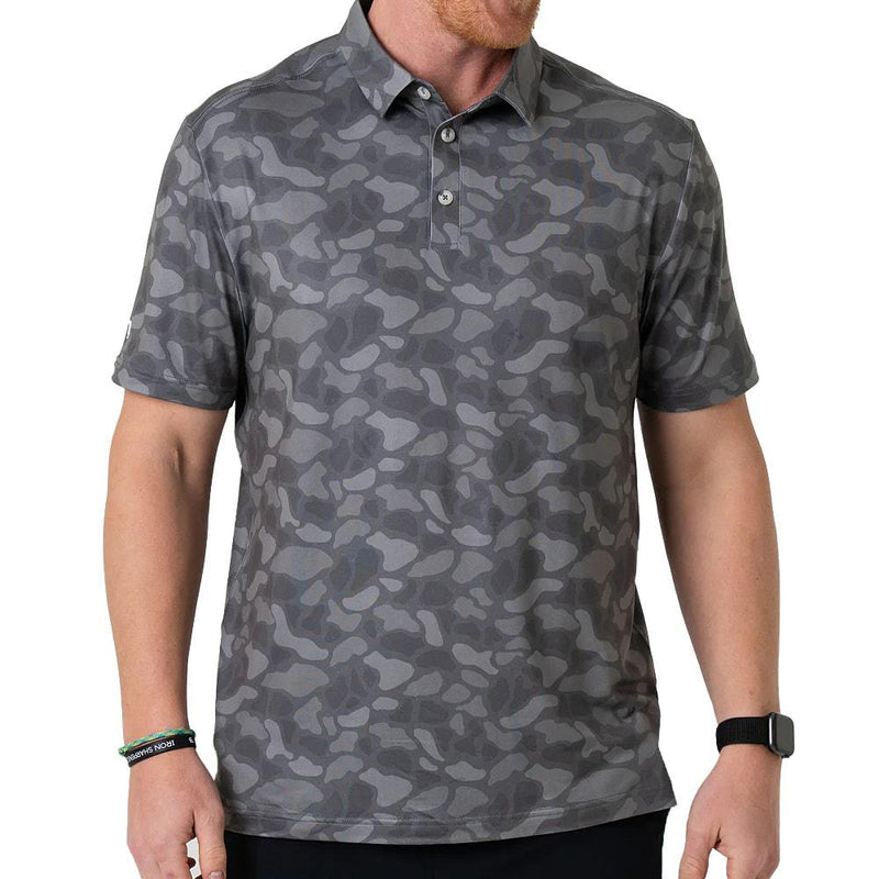 Men's Stone Camo Performance Polo