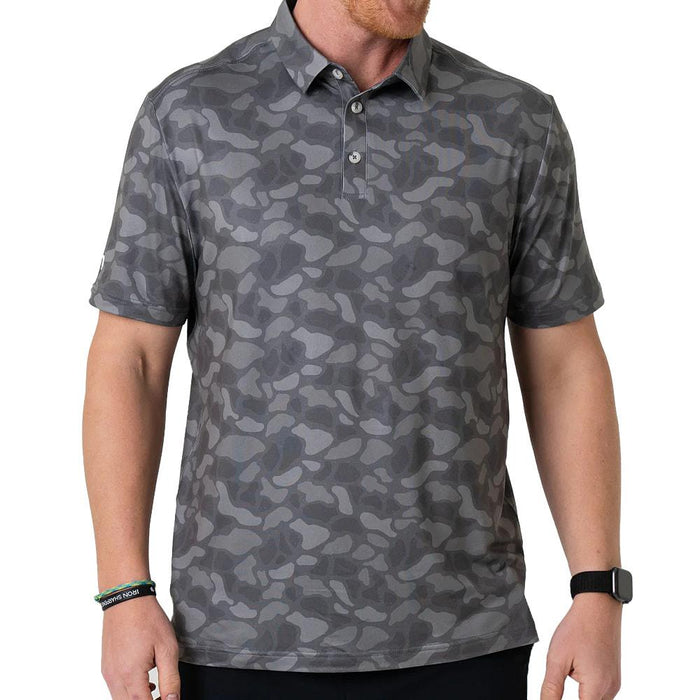 Men's Stone Camo Performance Polo