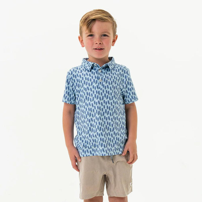Boy's Bluebonnets Polo