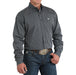 Men's Dark Grey Stripe Shirt