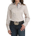 Women's Orange Tencel Stripe Shirt