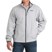 Men's Grey Zip Essentials Golf Jacket