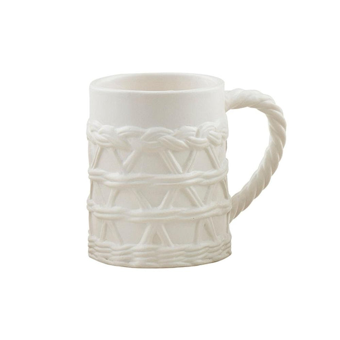 Stoneware Textured Weave Mug