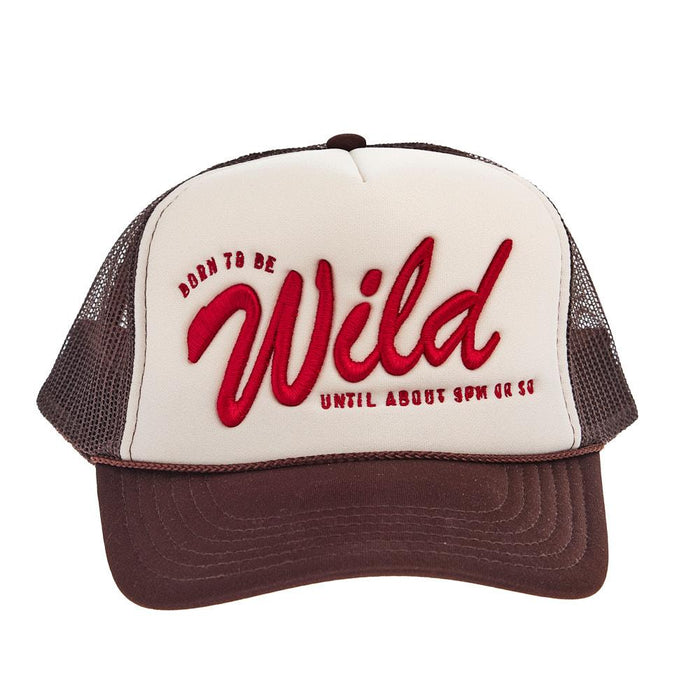 Women's Brown & Khaki Born To Be Wild Cap