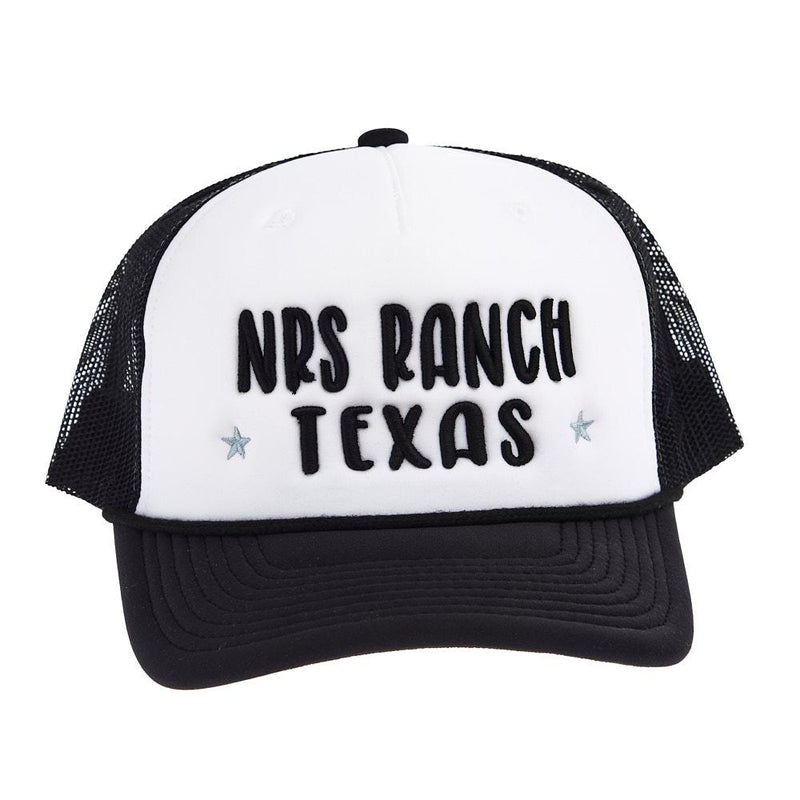 NRS Ranch Texas Black & White Foam Cap