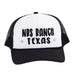 NRS Ranch Texas Black & White Foam Cap