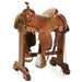 Used 14in Full Tooled Basket Stamp Calf Roper