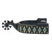 Turquoise Silver Diamond Ladies Spurs