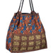 Blue Carved Scratchless Hay Bag