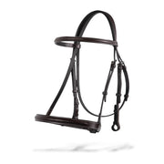 Fancy Stitched Hunter Bridle with 1" Noseband and Laced Reins