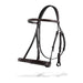 Fancy Stitched Hunter Bridle with 1" Noseband and Laced Reins