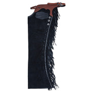 Black Silver Spot Medium Chaps