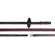 Raised Fancy Stitched Rubber Reins