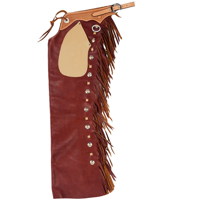 Chestnut and Cream Lace Medium Chaps