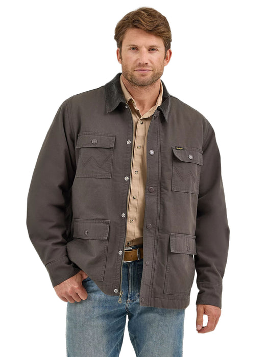 Men's Western Lined Zip Barn Coat