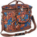 Blue Carved Grooming Tote Case