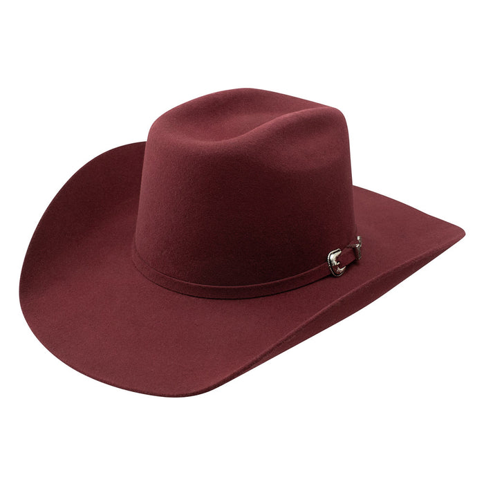 Resistol Cody Johnson 3X Burgundy Thunder Hill 4.25in Brim Hat