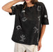 Women's Ash Black Top