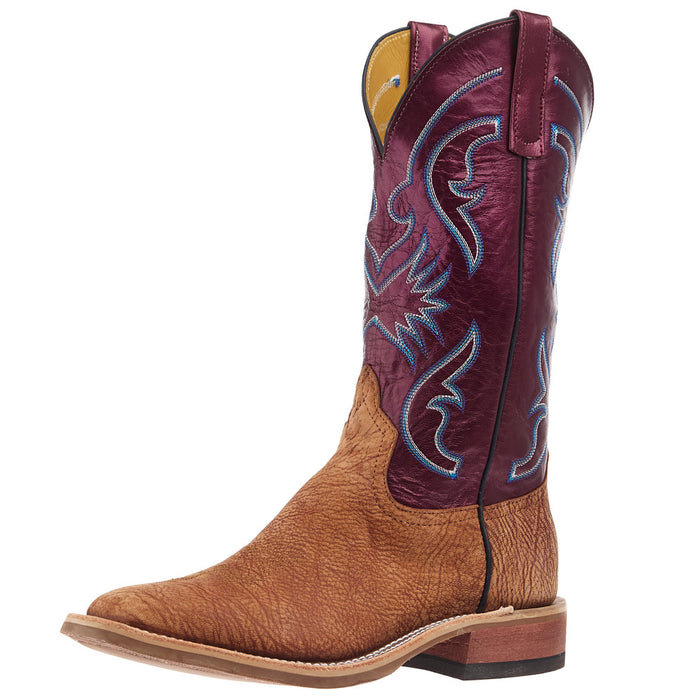 Men`s Ride Ready Peanut Poseidon Vamp 13in Sangria Kidskin Lustre Top Boot