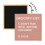 Grocery List Fridge Magnet
