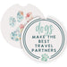 Dogs Make The Best Travel Partners Car Coasters