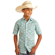 Boy's Turquoise Rivers Shirt