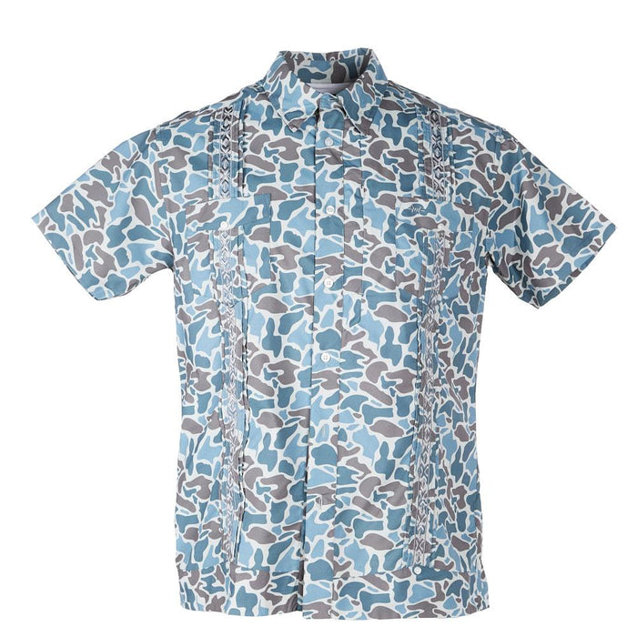 Men's Guayabera Libra Camo Frio Shirt