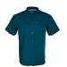 Men's Dark Teal Short Sleeve Waffle Shirt